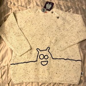 Boys ghost monster sweater